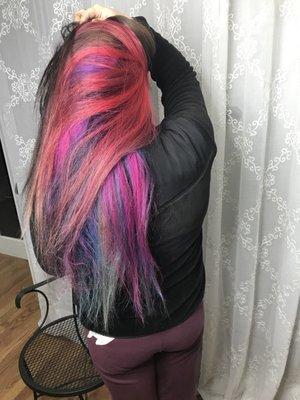 Rainbow highlights