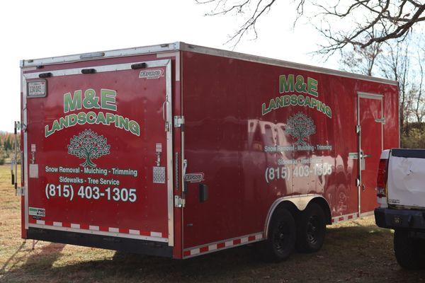 Custom Signs - Decals for Trailer - Landscaping Services - Harvard, IL