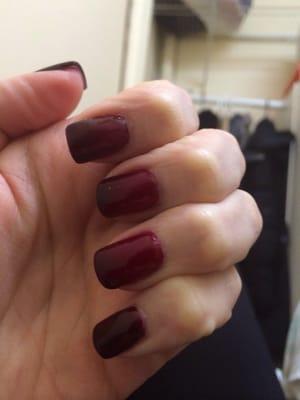 Color change nail color