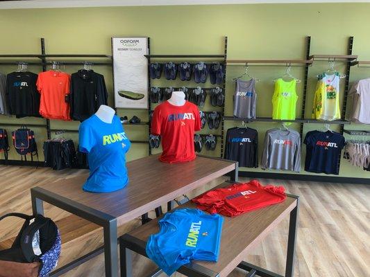 We carry running apparel to keep you cool in the heat and warm in the cold.