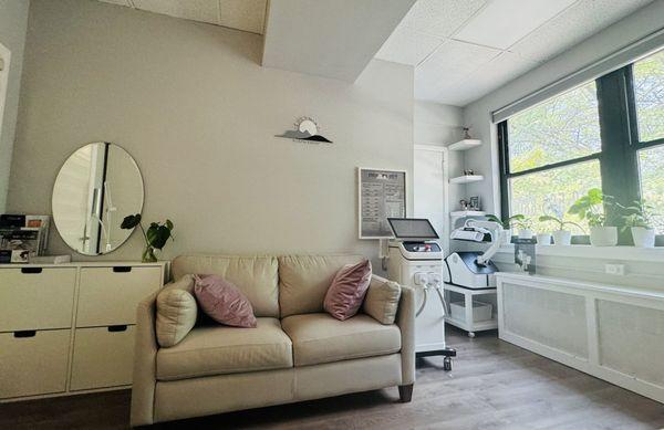 Treatment room at Sunshine Beauty Studio