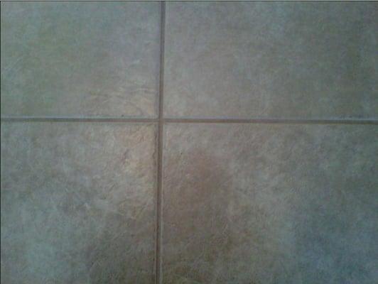 Tile and Grout After Cleannig