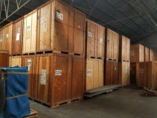 A section of 7'x5'x7' individual Storage Vaults in our secure warehouse at 600 Orange St, Chico Ca.
Store long or short term.