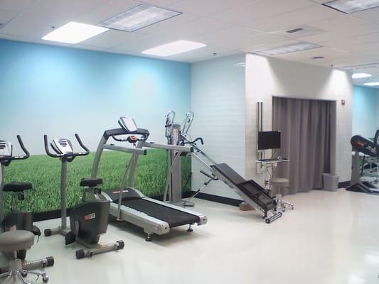 Recently finished sports physical therapy suite