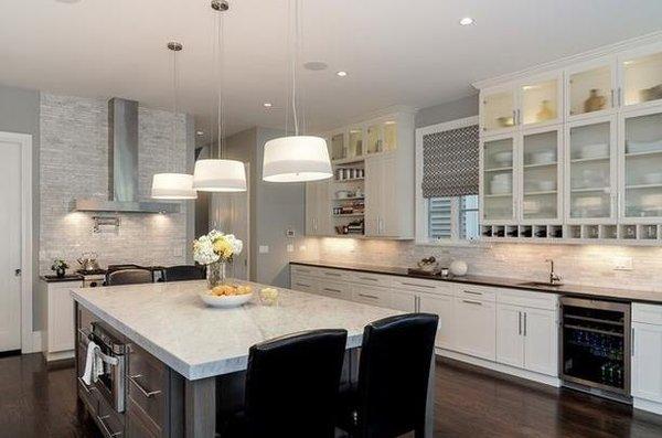 The island you always wanted, in the kitchen of your dreams. New construction home in Roscoe Village by Follyn Builders.