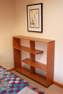 Small American Cherry art/book/display shelf