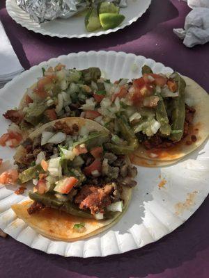 Tacos campechanos