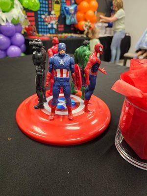 Center pieces for Superhero night