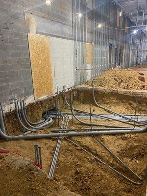 New commercial building electrical upgrade