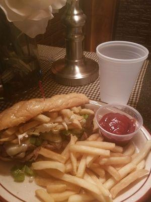 Pittsburgh Philly Steak sandwich