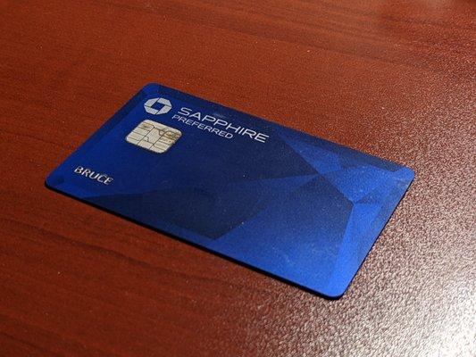 My Chase Sapphire card