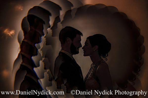 Artistic portrait at a David's Country Inn Wedding