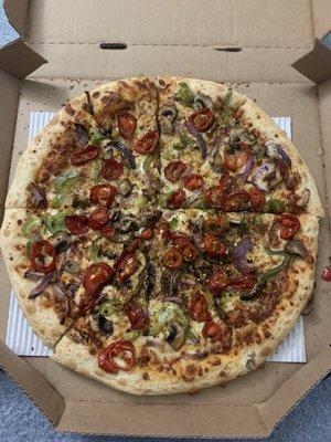 Spicy Veggie Pizza