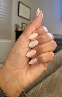 Ombré French + chrome  $40 extra, they look better in person