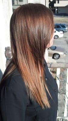 Chocolate red ombre by Gopal