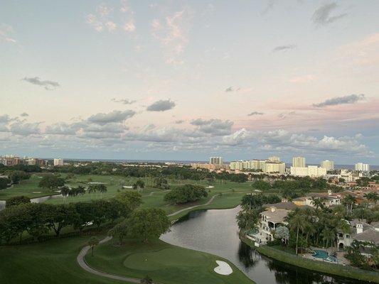 Sunset view from my balcony!