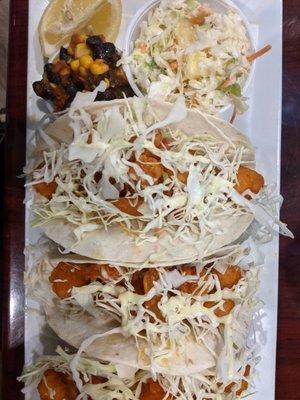 Bang bang shrimp tacos