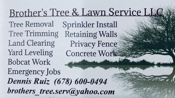 Brother's Tree And Lawn Services