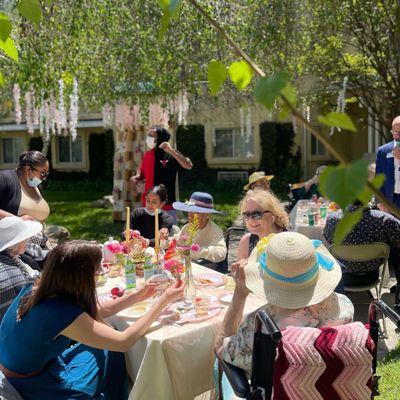 High Tea Party for dementia residents and family members