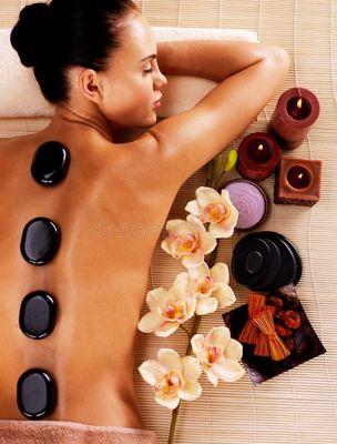 Hot stone massage