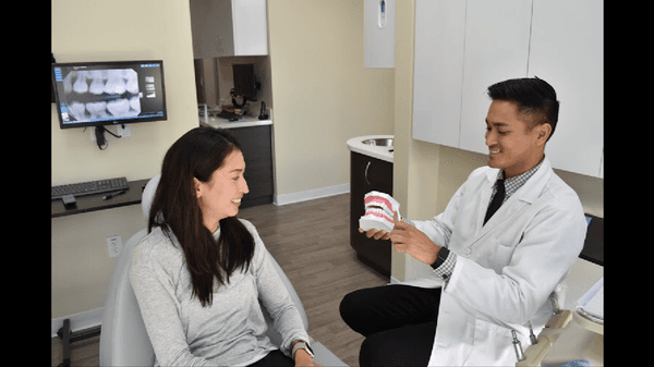 Dr. Brian loves educating his patients about teeth!