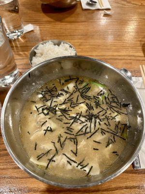 Dumpling Rice Cake Soup ($19)