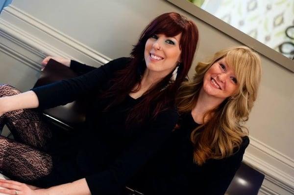 Amanda and Stacy at Blowout Salon