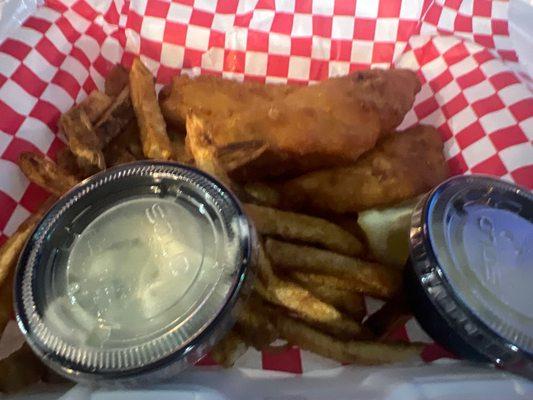 Fish and chips basket