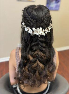 Bridal hair