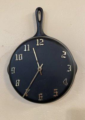 Pan Clock on wall