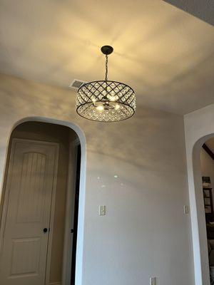 Hallway chandelier