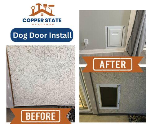 dog door install