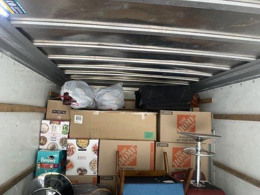 Secure Packing to make sure your furnishings are the same as when loaded during transit !