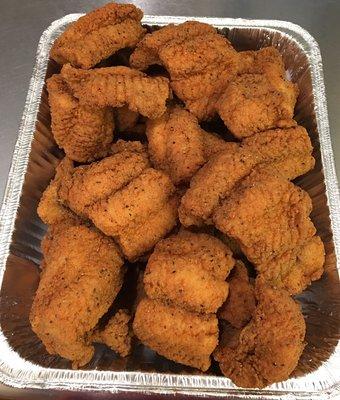 Catfish fillet, fried to perfection