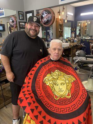 Carlos, B Street Barbershop