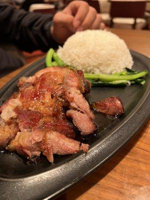 Bbq pork with rice