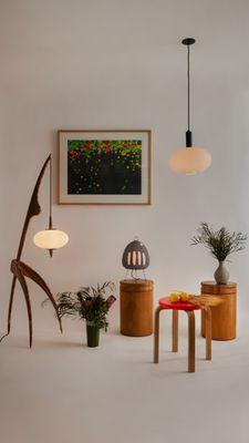 New and vintage lighting from Rispal, Akari, and more.