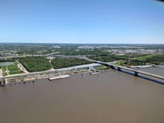 View from top of the Arch