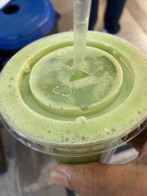 Mean Green Veggie juice from Willow Juice Bar