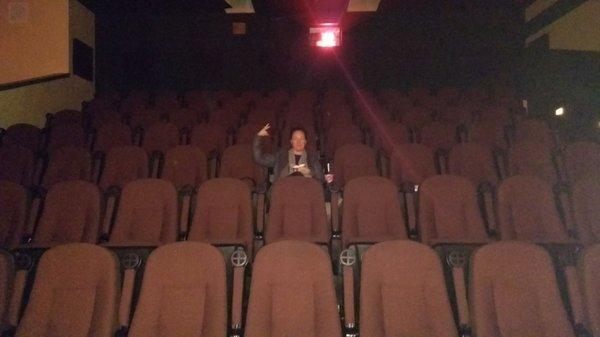 You'll get the theater to yourself here!