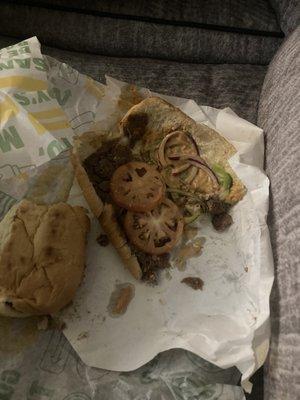 Subway sandwich