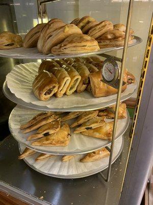 Curry Beef Puffs, Chicken Pies, Roast Pork Puffs & Apple Turnovers