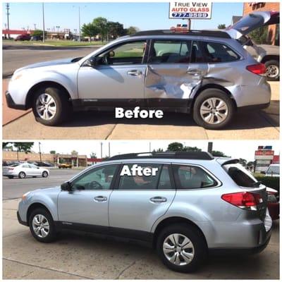 Before & After of 2014 Subaru Outback