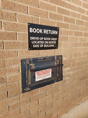 Book drop by door