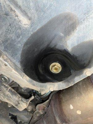 Drained my transmission during an oil change