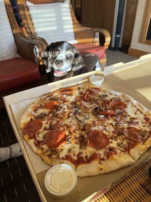 Whole Hog pizza