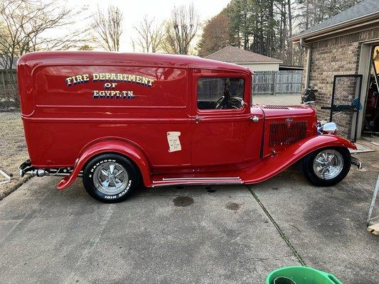 This is one of mine.1934 Ford panel truck.