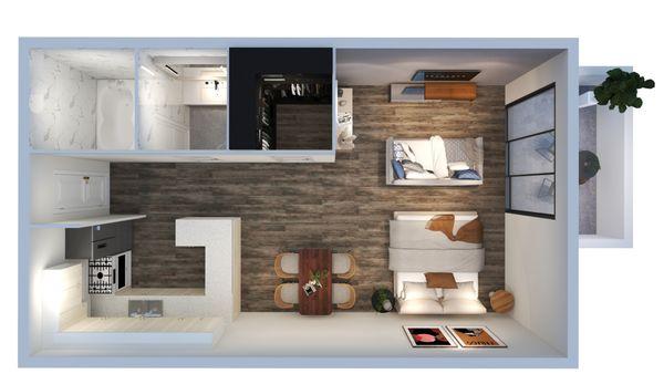 Studio Apartment