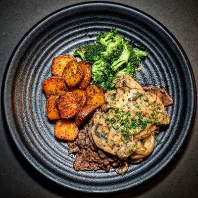 Shaved Sirloin Steak Diane