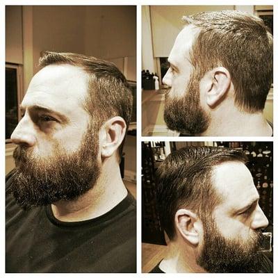 haircut-men's cut, beard grooming